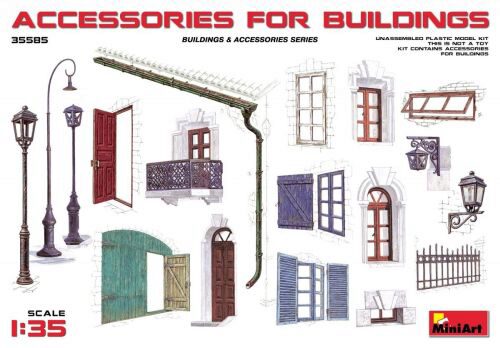 MiniArt 35585 Accessories for Buildings