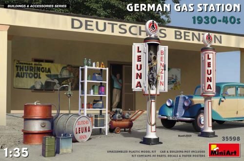 MiniArt 35598 German Gas Station 1930-40s