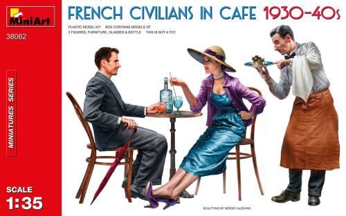 MiniArt 38062 French Civilians in Cafe 1930-40s