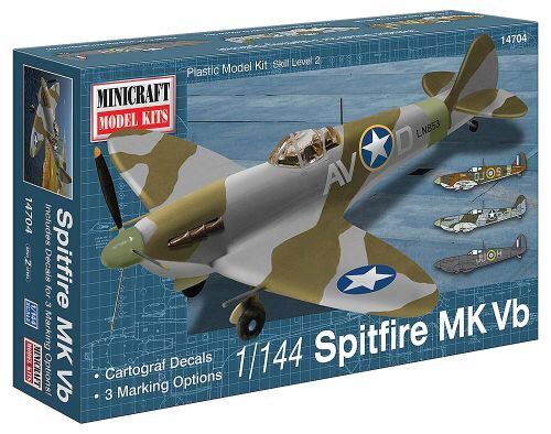 MiniCraft 584704 1/144 Spitfire Vb USAAF/RAF