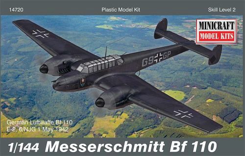 MiniCraft 584720 1/144 Bf-110 Messerschmitt