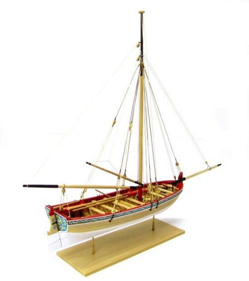 Model Expo MS1457CBT 1/48 Lang Boot, 18. Jahrhundert, mit Zubehör
