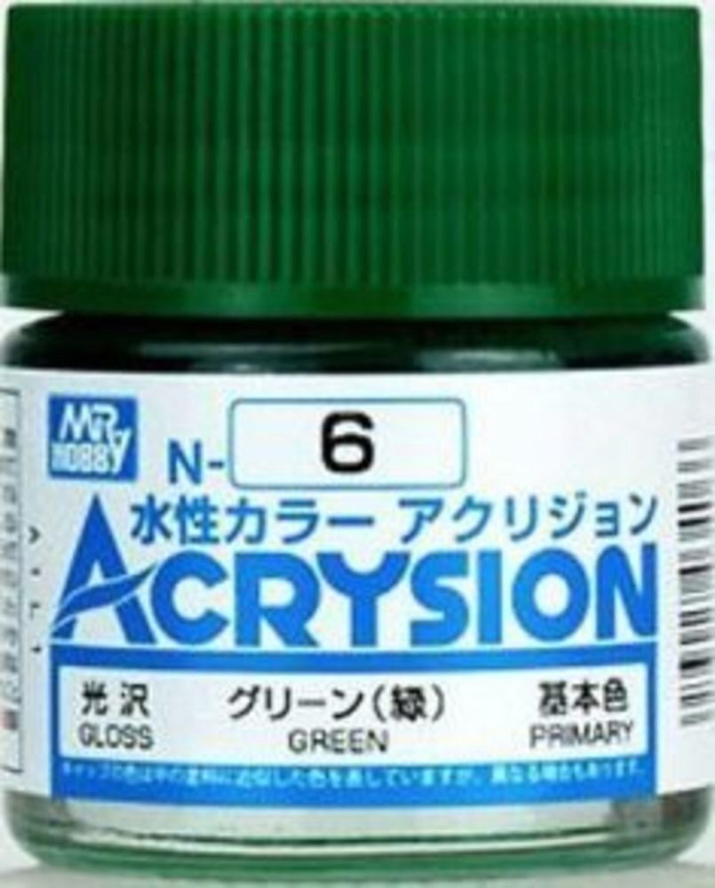 Mr Hobby - Gunze N-006 Acrysion (10 ml) Green glänzend