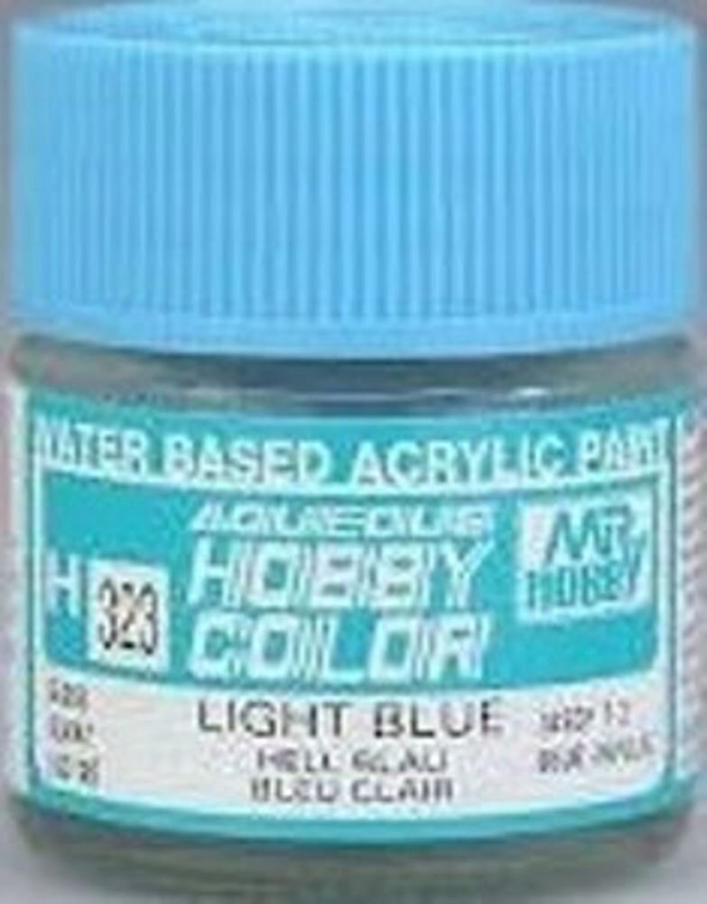 Mr Hobby - Gunze H-323 Aqueous Hobby Colors (10 ml) Light Blue glänzend