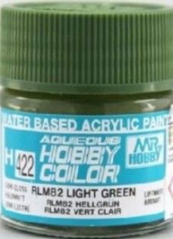 Mr Hobby - Gunze H-422 Aqueous Hobby Colors (10 ml) RLM82 Light Green