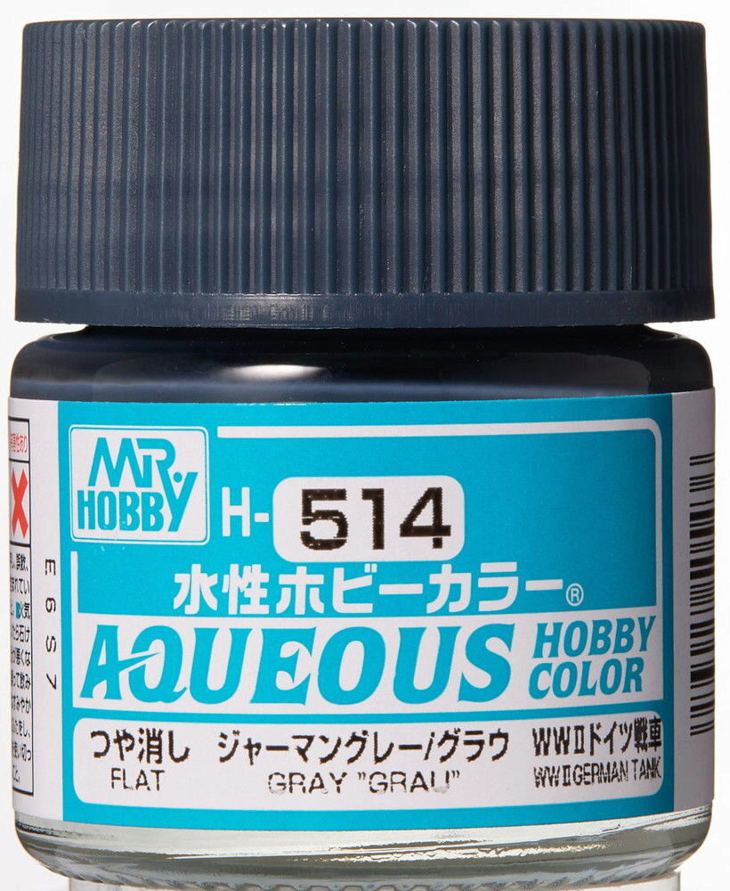 Mr Hobby - Gunze H-514 Aqueous Hobby Colors (10 ml) Gray Grau