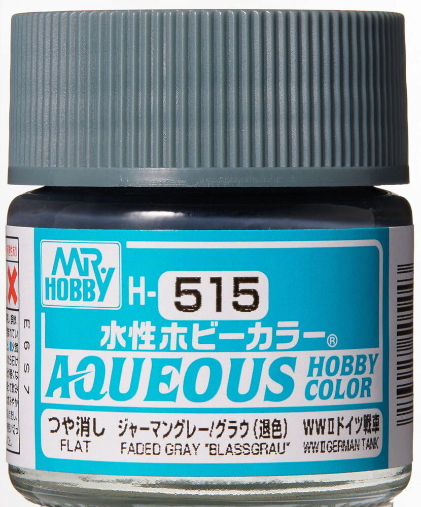 Mr Hobby - Gunze H-515 Aqueous Hobby Colors (10 ml) Faded Gray Blassgrau