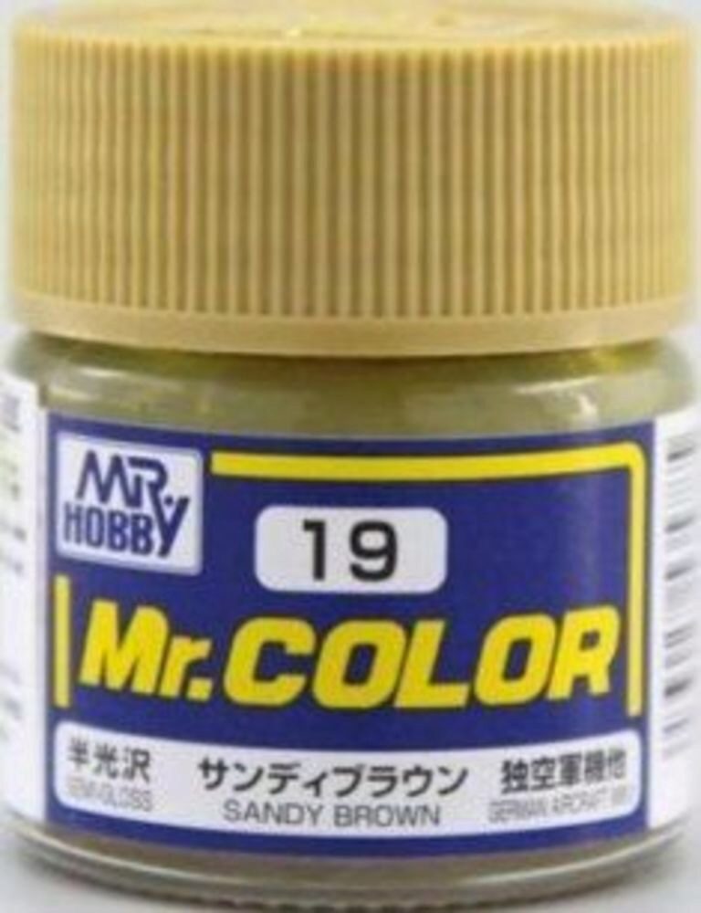 Mr Hobby - Gunze C-019 Mr. Color (10 ml) Sandy Brown seidenmatt