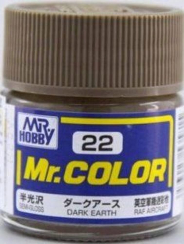 Mr Hobby - Gunze C-022 Mr. Color (10 ml) Dark Earth seidenmatt