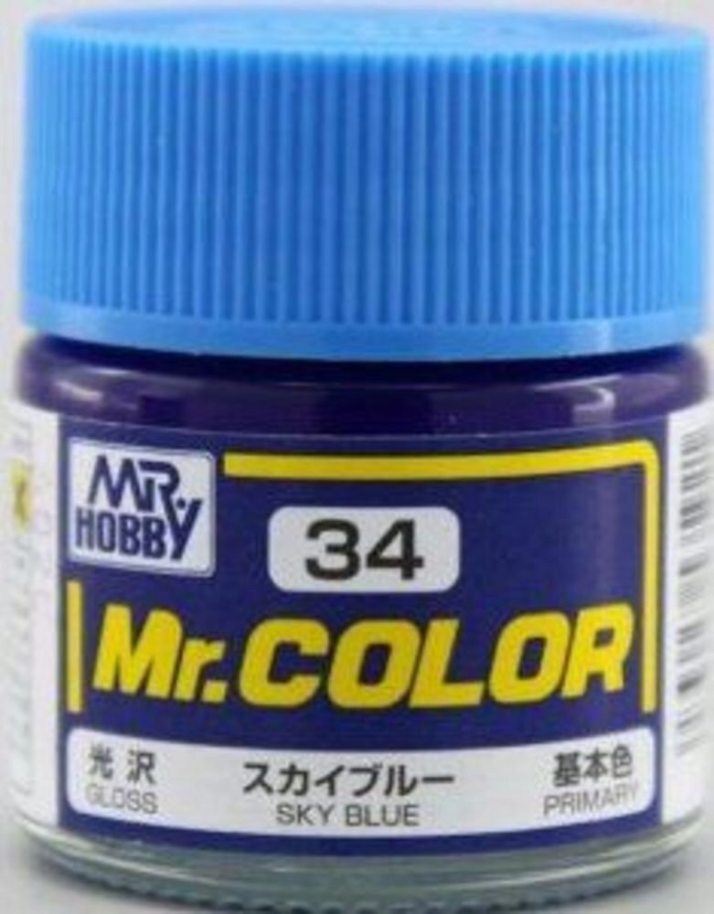 Mr Hobby - Gunze C-034 Mr. Color (10 ml) Sky Blue glänzend