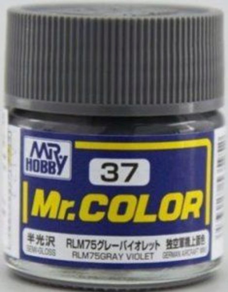 Mr Hobby - Gunze C-037 Mr. Color (10 ml) RLM75 Gray Violet seidenmatt