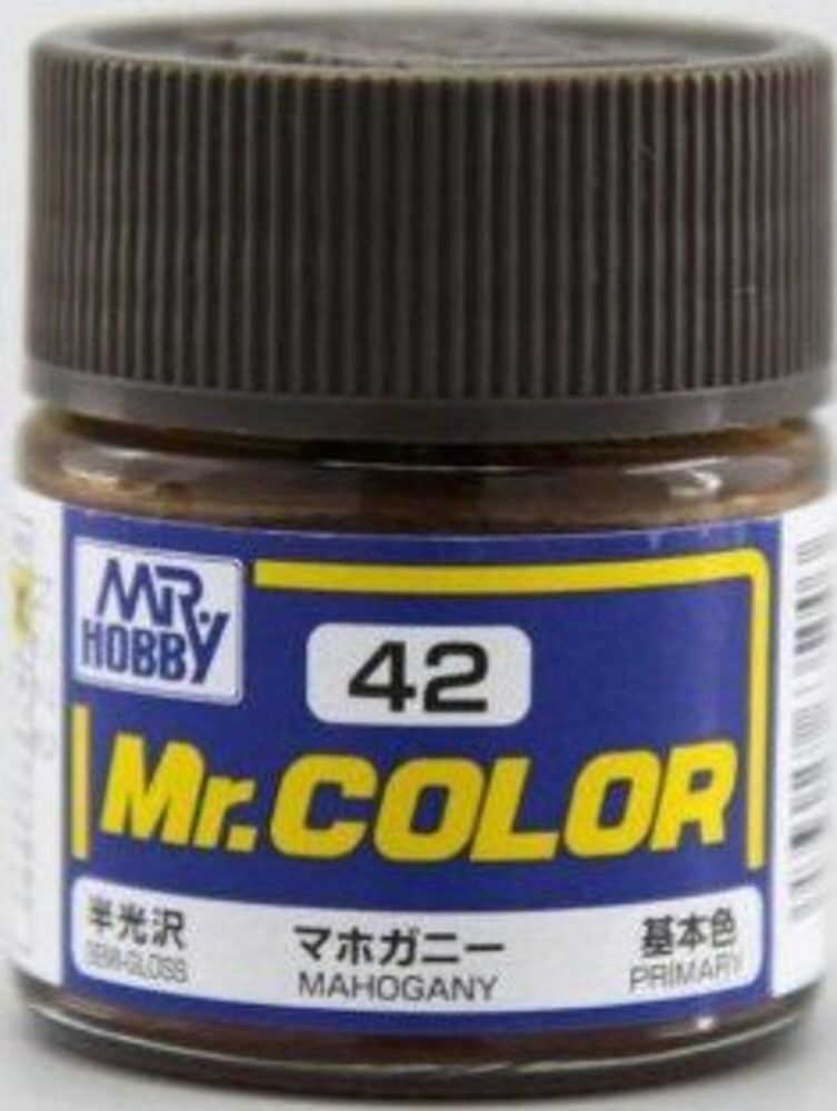 Mr Hobby - Gunze C-042 Mr. Color (10 ml) Mahogany seidenmatt