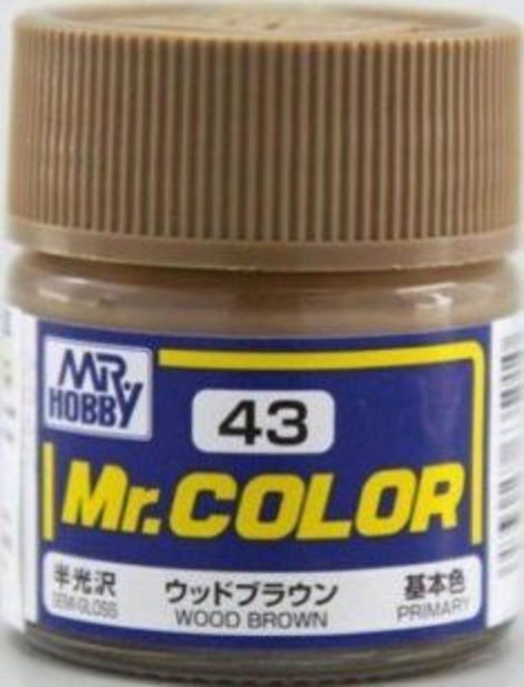 Mr Hobby - Gunze C-043 Mr. Color (10 ml) Wood Brown seidenmatt