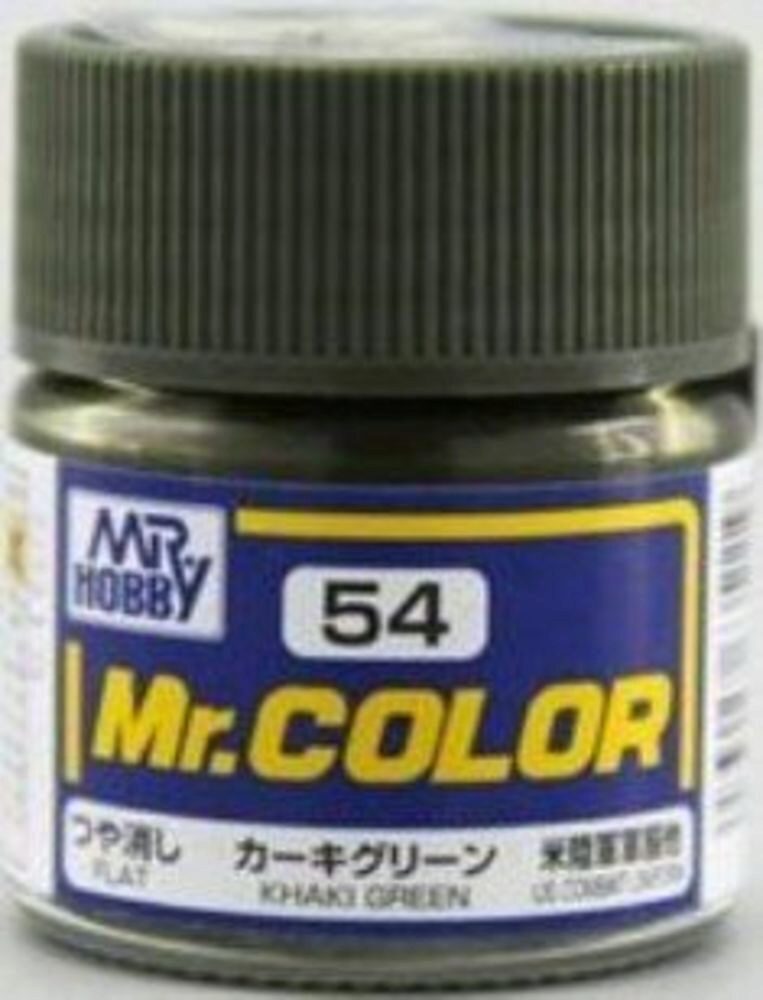 Mr Hobby - Gunze C-054 Mr. Color (10 ml) Khaki Green matt