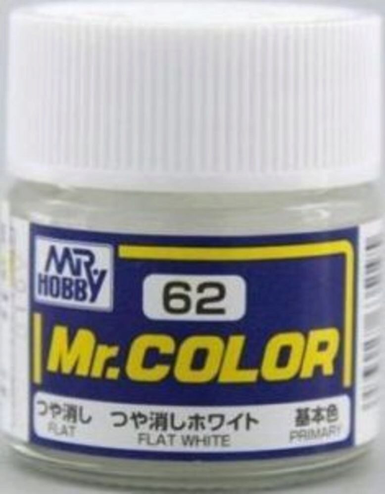 Mr Hobby - Gunze C-062 Mr. Color (10 ml) Flat White matt