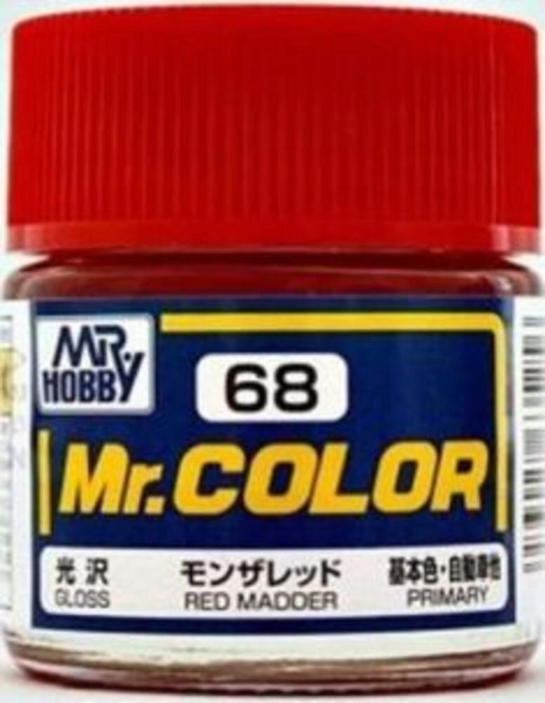 Mr Hobby - Gunze C-068 Mr. Color (10 ml) Madder Red glänzend