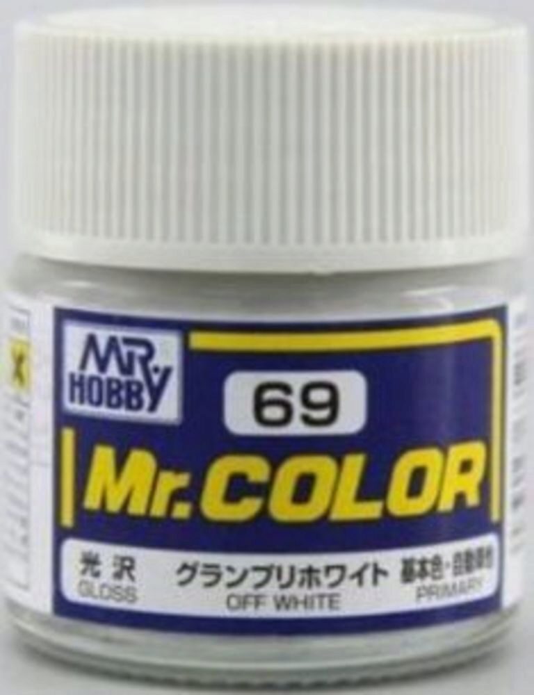 Mr Hobby - Gunze C-069 Mr. Color (10 ml) Off White glänzend