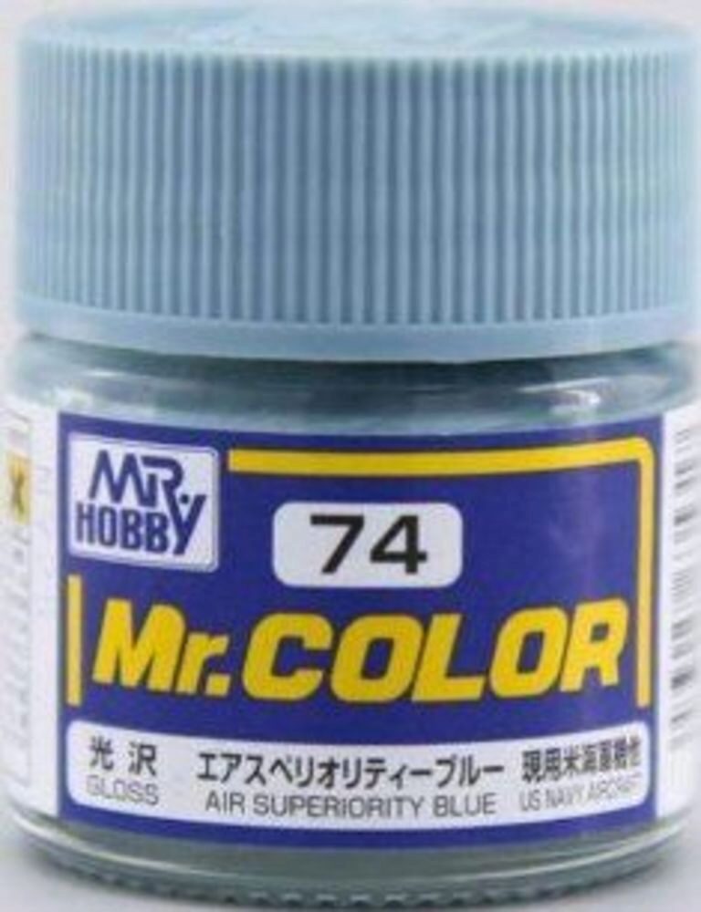Mr Hobby - Gunze C-074 Mr. Color (10 ml) Air Superiorty Blue glänzend