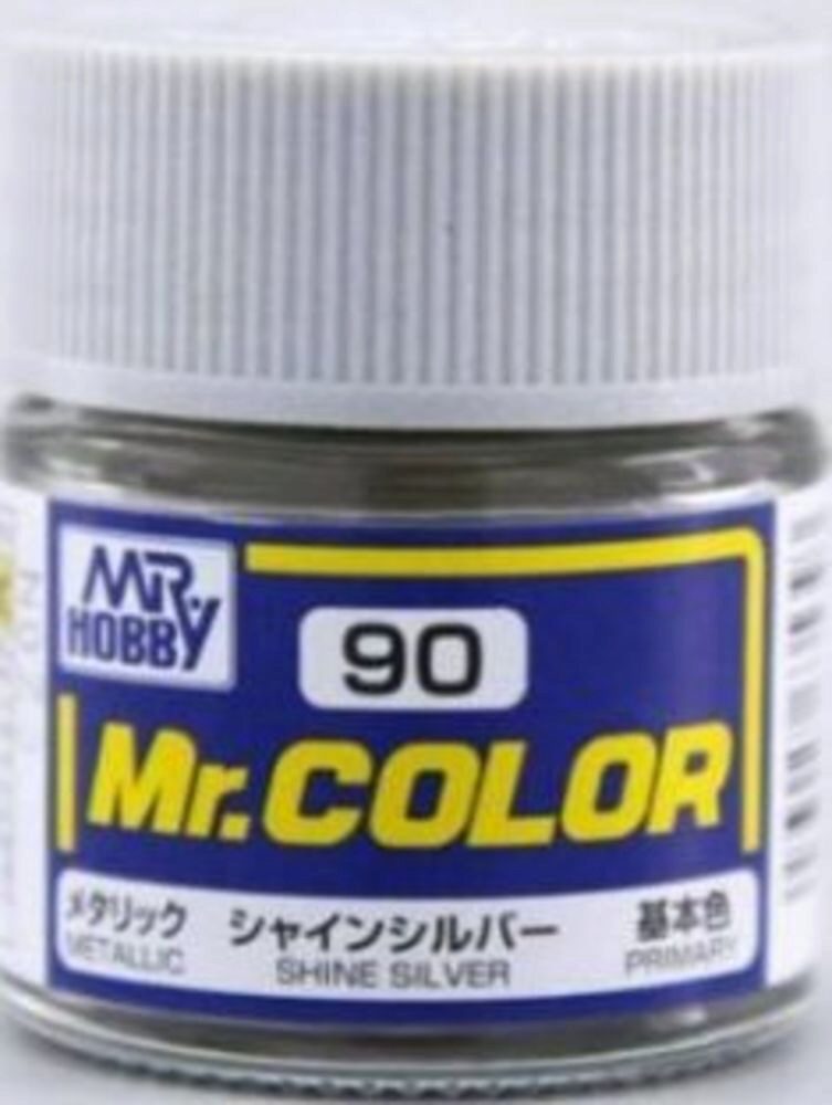 Mr Hobby - Gunze C-090 Mr. Color (10 ml) Shine Silver metallic