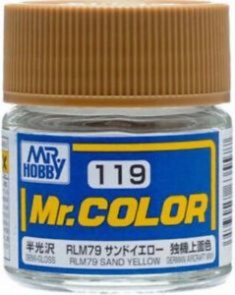 Mr Hobby - Gunze C-119 Mr. Color (10 ml) RLM76 Sand Yellow seidenmatt