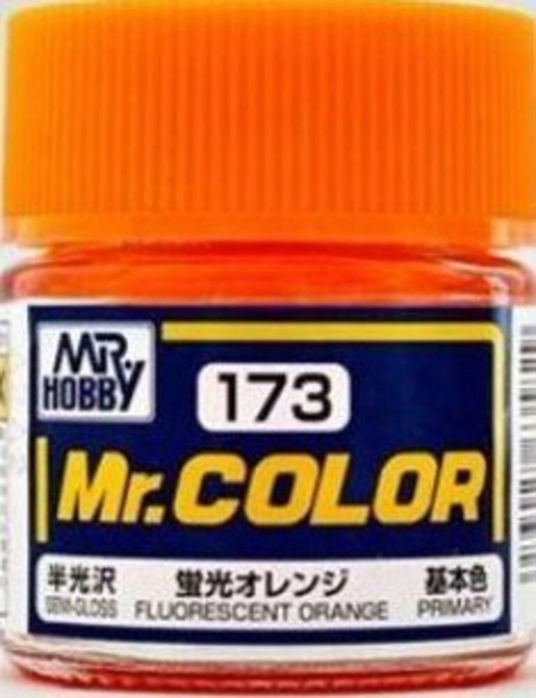 Mr Hobby - Gunze C-173 Mr. Color (10 ml) Fluorescent Orange seidenmatt