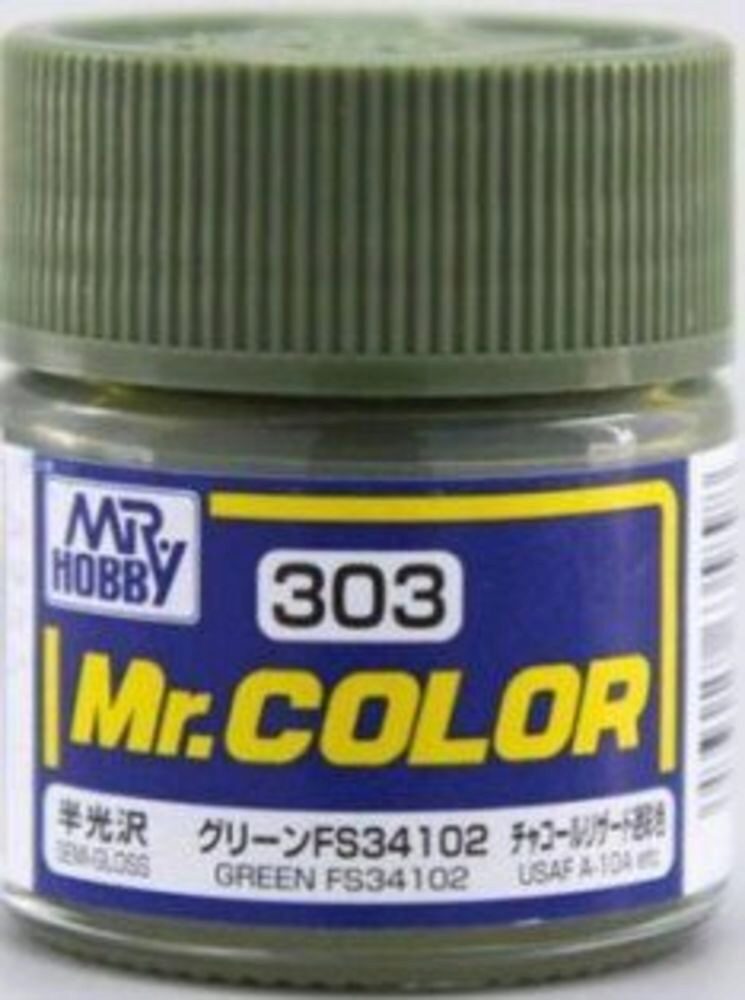 Mr Hobby - Gunze C-303 Mr. Color (10 ml) Green seidenmatt