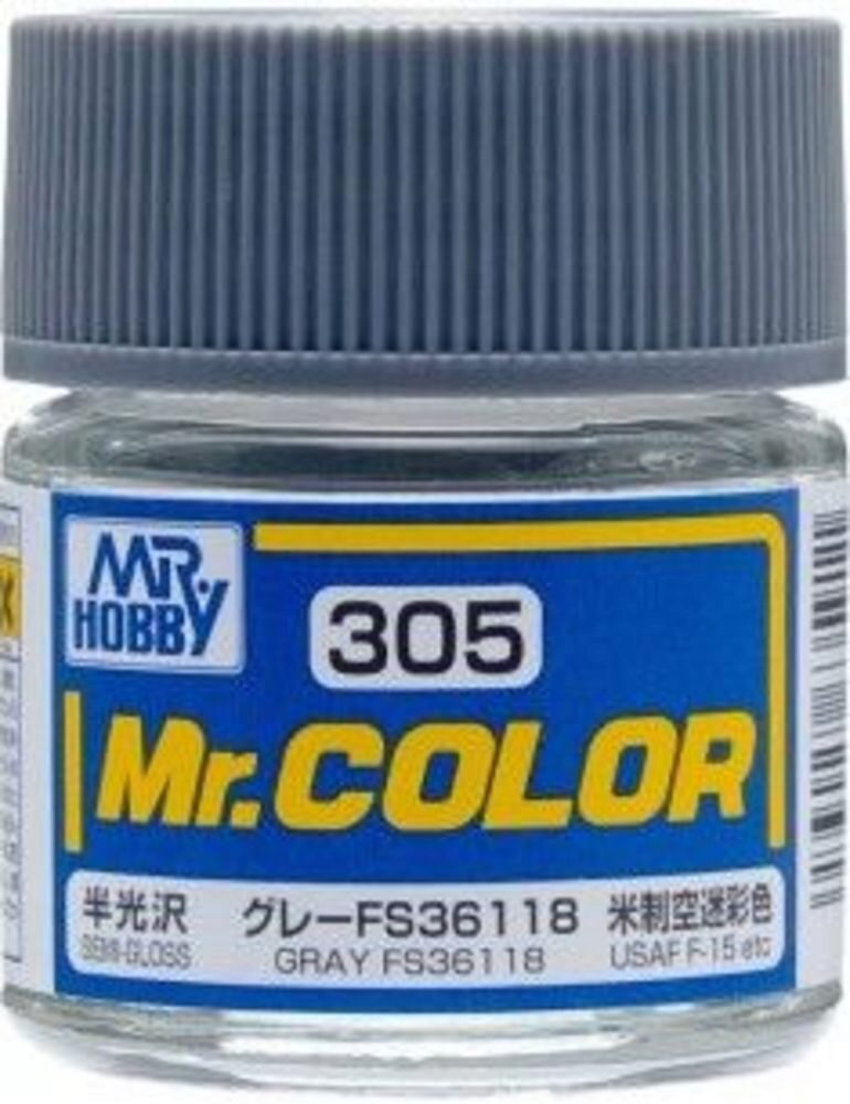 Mr Hobby - Gunze C-305 Mr. Color (10 ml) Gray seidenmatt