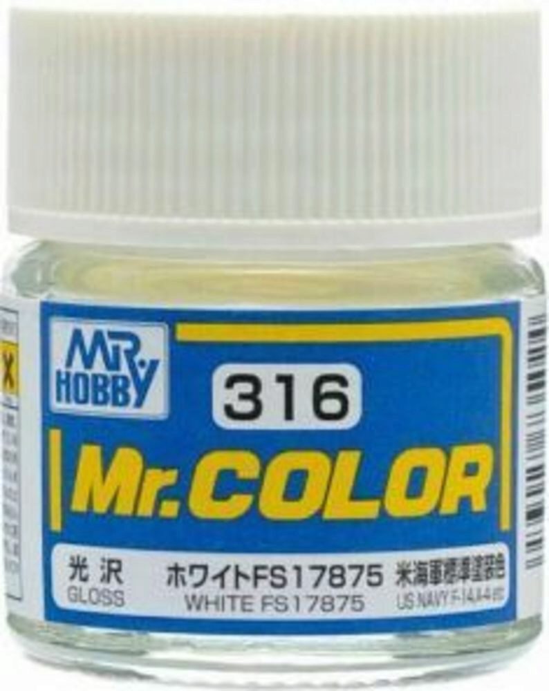 Mr Hobby - Gunze C-316 Mr. Color (10 ml) White   glänzend