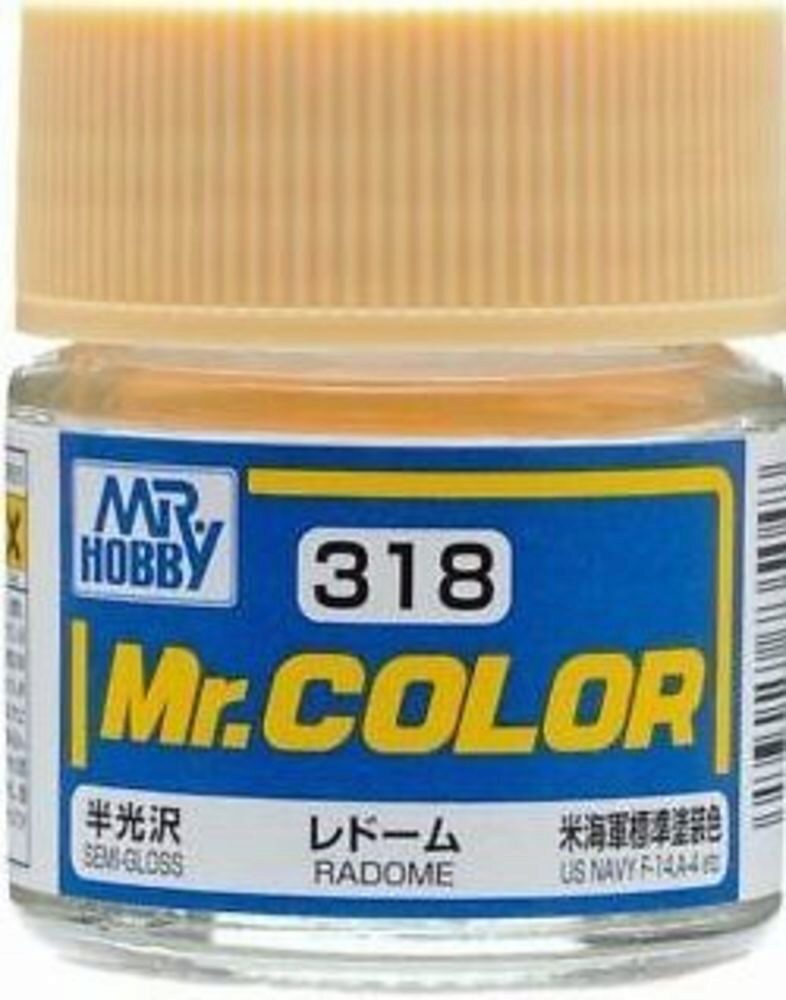 Mr Hobby - Gunze C-318 Mr. Color (10 ml) Radome seidenmatt