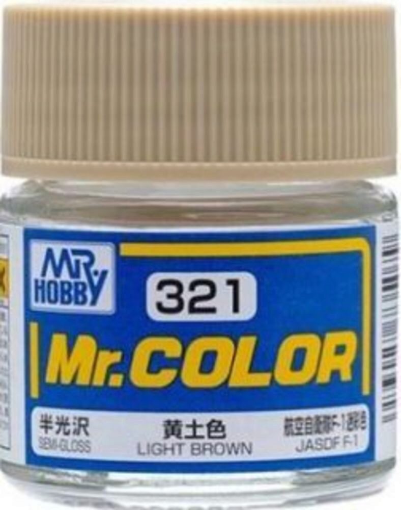 Mr Hobby - Gunze C-321 Mr. Color (10 ml) Light Brown seidenmatt