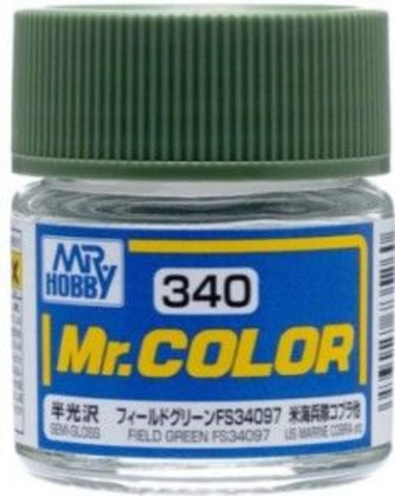 Mr Hobby - Gunze C-340 Mr. Color (10 ml) Field Green seidenmatt