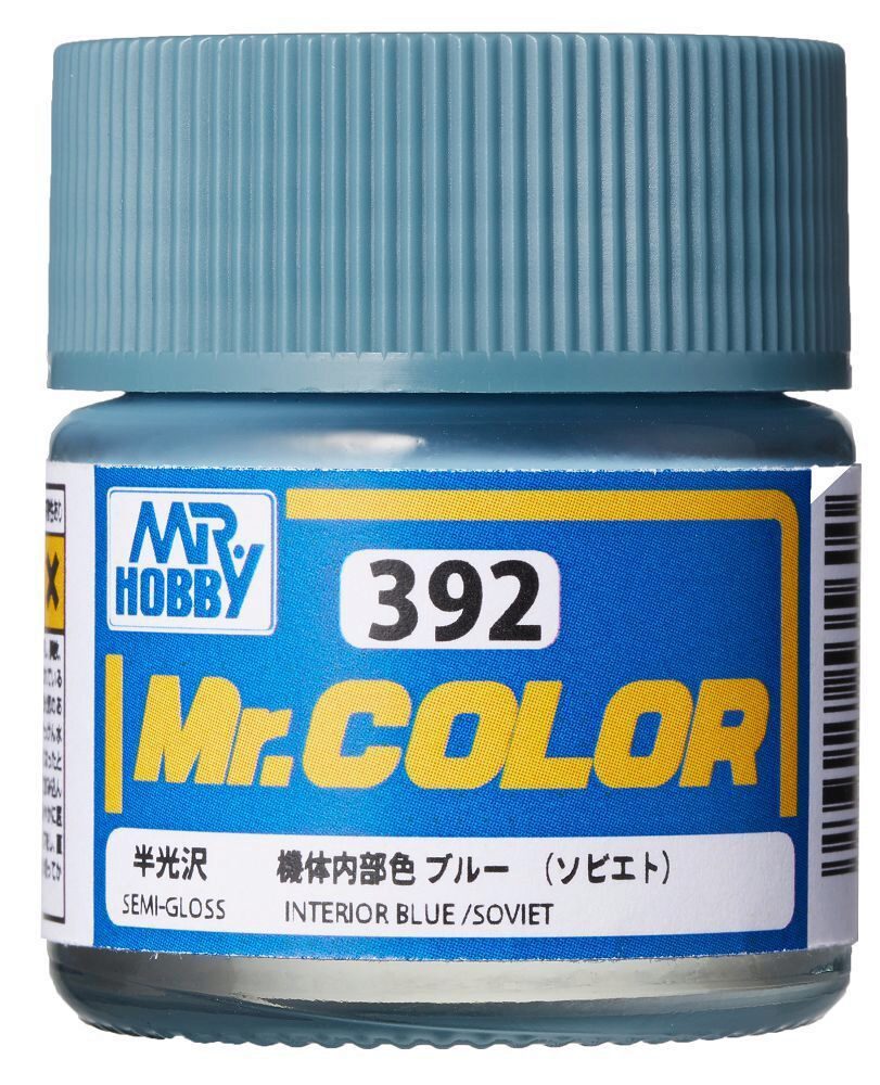 Mr Hobby - Gunze C-392 Mr. Color (10 ml) Interior Blue (Soviet) seidenmatt