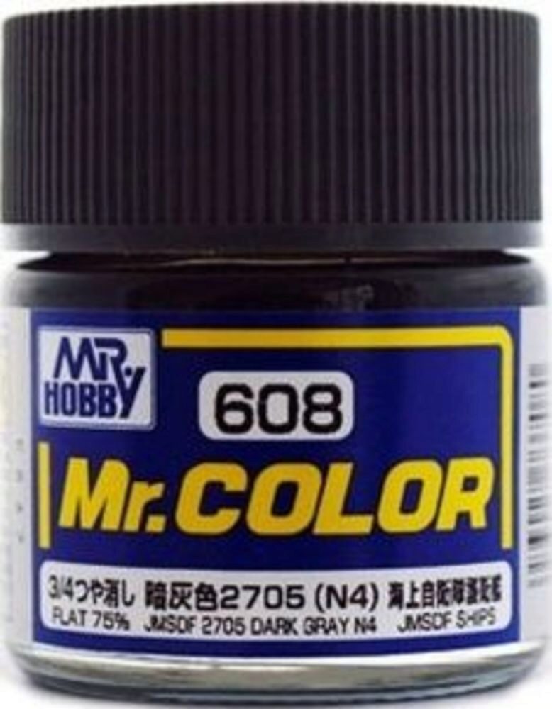 Mr Hobby - Gunze C-608 Mr. Color (10 ml) JMSDF 2705 Dark Gray N4