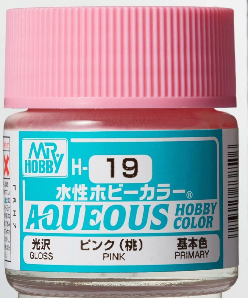 Mr Hobby - Gunze H-019 Aqueous Hobby Colors (10 ml) Pink glänzend