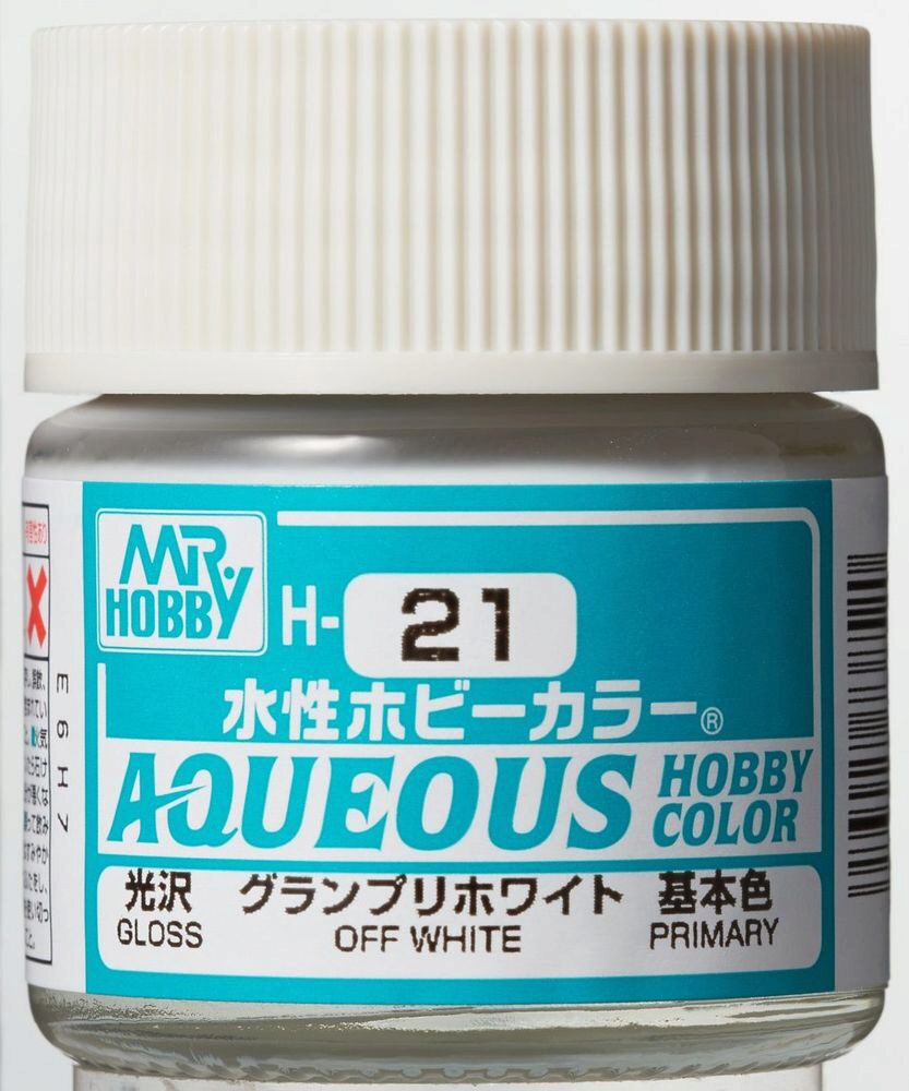 Mr Hobby - Gunze H-021 Aqueous Hobby Colors (10 ml) Off White glänzend