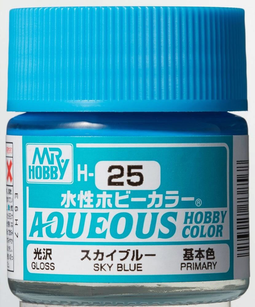 Mr Hobby - Gunze H-025 Aqueous Hobby Colors (10 ml) Sky Blue glänzend