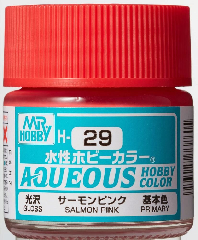 Mr Hobby - Gunze H-029 Aqueous Hobby Colors (10 ml) Salmon Pink glänzend