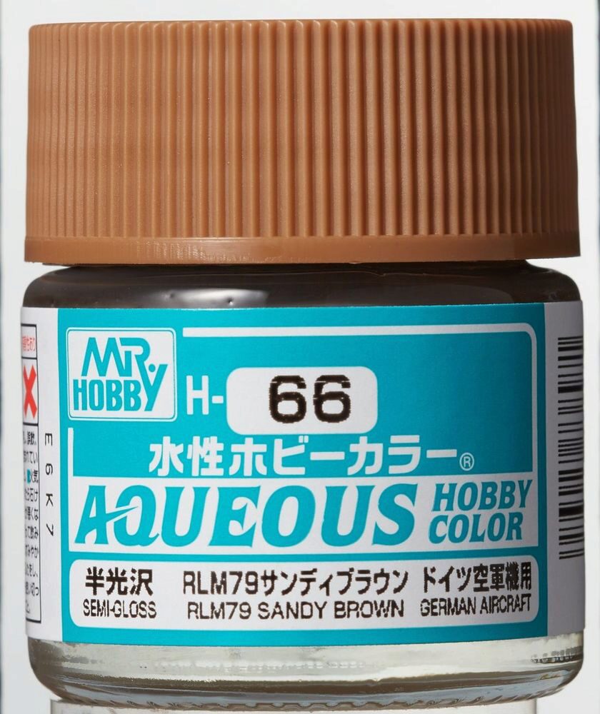 Mr Hobby - Gunze H-066 Aqueous Hobby Colors (10 ml) RLM79 Sandy Brown seitenmatt