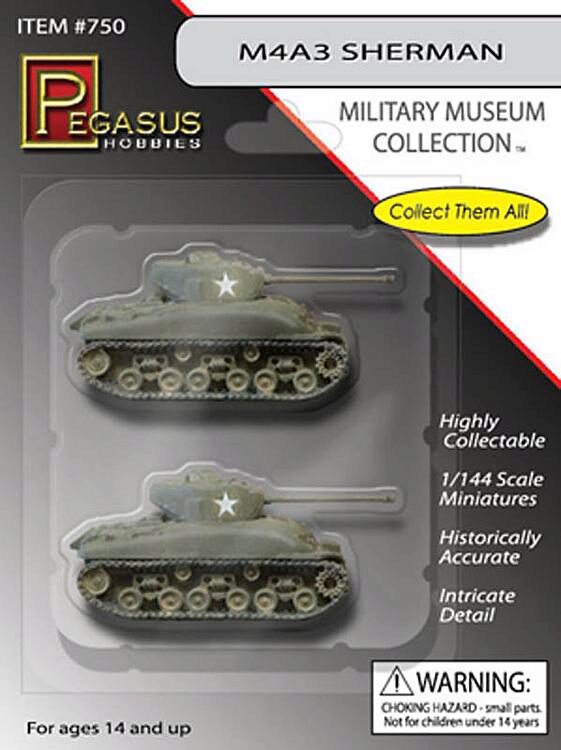 Pegasus 950750 1/144 M4A3 Sherman