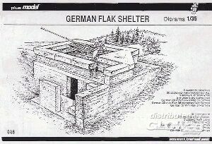 Plus model 46 Deutscher Flak Bunker WW II