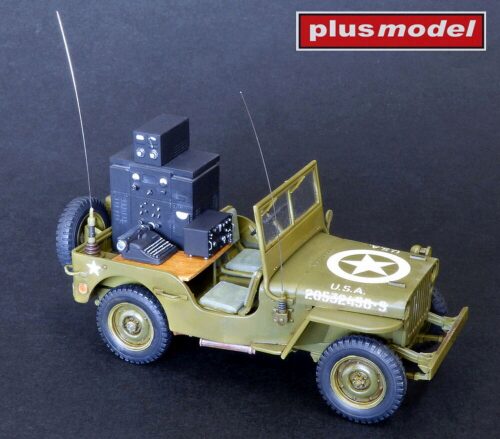 Plus model 565 Jeep with radio equipment