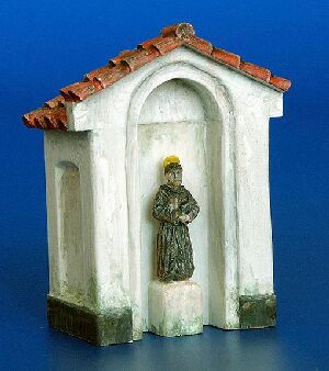 Plus model 4024 Kapelle mit einer Statue