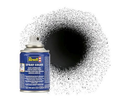 Revell 34107 Spray Color schwarz, glänzend