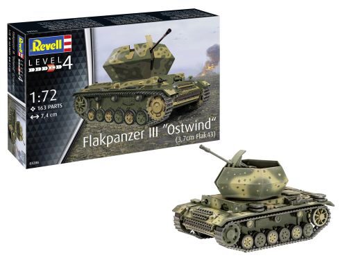 Revell 03286 Flakpanzer IIIOstwind(3,7cm Fl