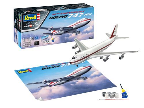 Revell 05686 Gift Set Boeing 747-100, 50th Anniversary