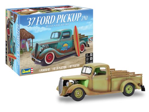 Revell 14516 1937 Ford Pickup Street Rod with Surf Board