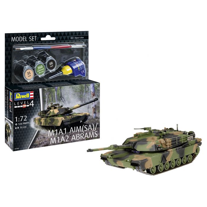 Revell 63346 Model Set M1A1 AIM(SA)/ M1A2 Abrams