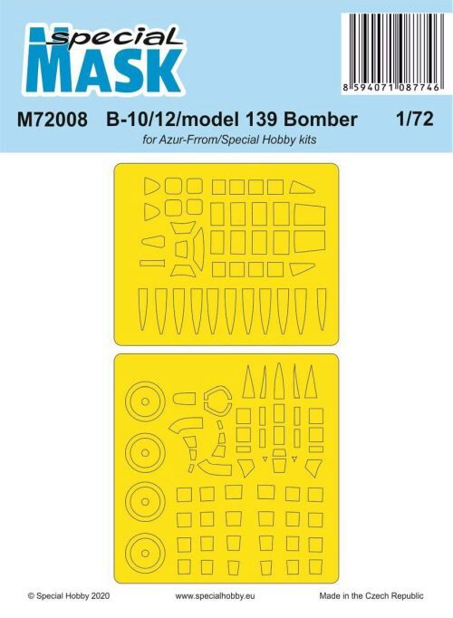 Special Hobby M72008 B-10/12/model 139 Bomber