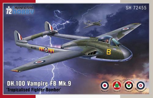 Special Hobby SH72455 DH.100 Vampire FB.Mk.9 Tropicalised Fighter-Bomber