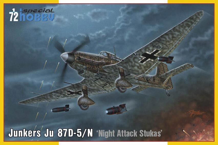 Special Hobby SH72458 Junkers Ju 87D-5/N/D-8 Night Attack Stukas